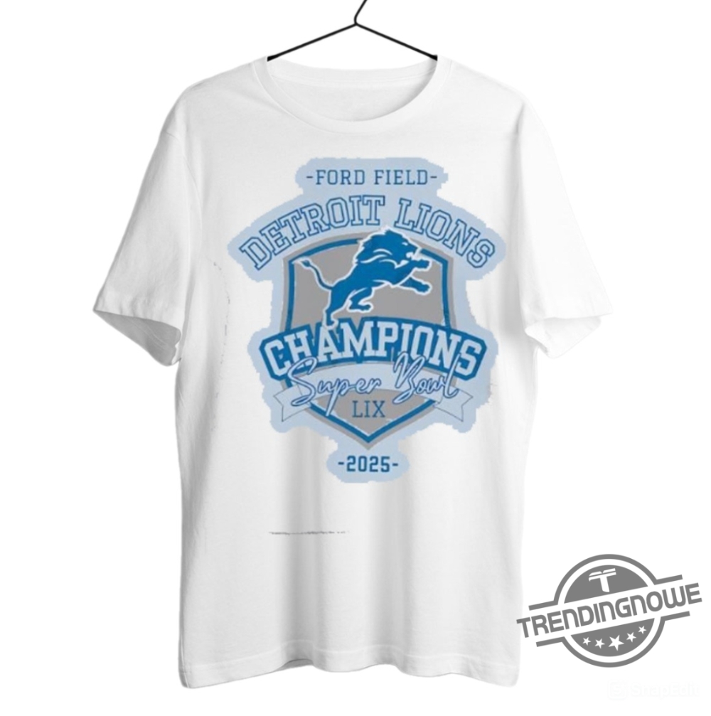 Detroit Lions 2025 Super Bowl Lix Champions Shirt 5 Detroit Lions 2025 Super Bowl LIX Champions Shirt