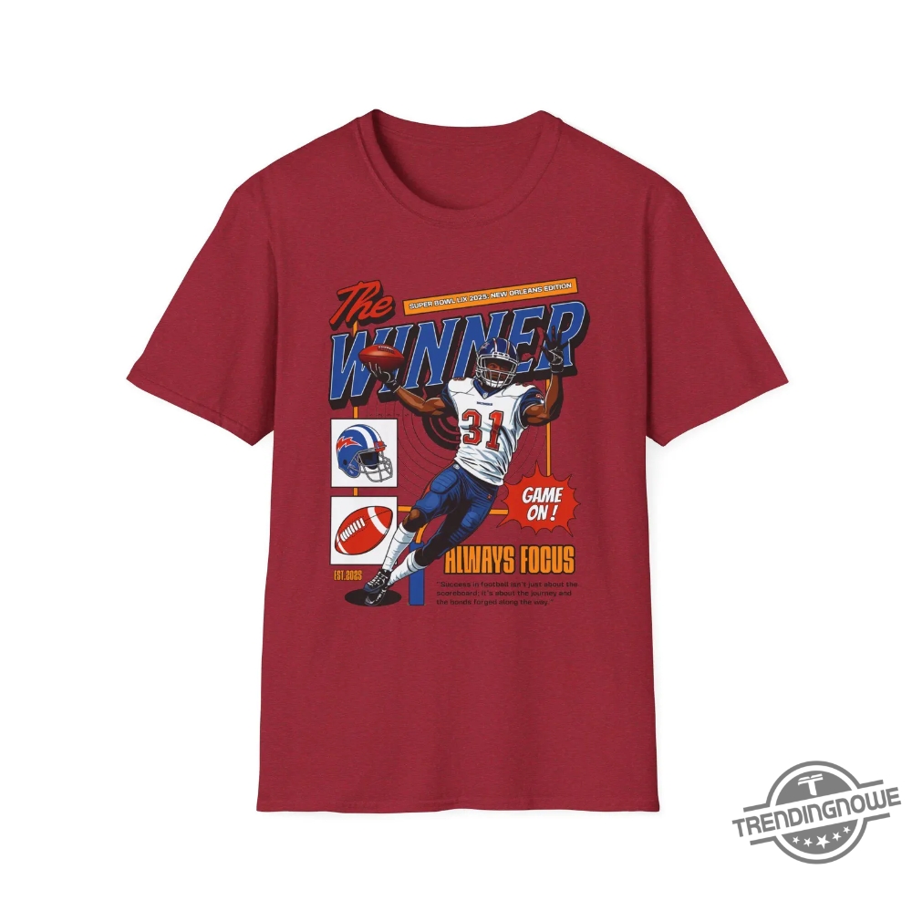 Super Bowl Lix 2025 New Orleans The Winner Shirt 9 Super Bowl LIX 2025 New Orleans The Winner Shirt