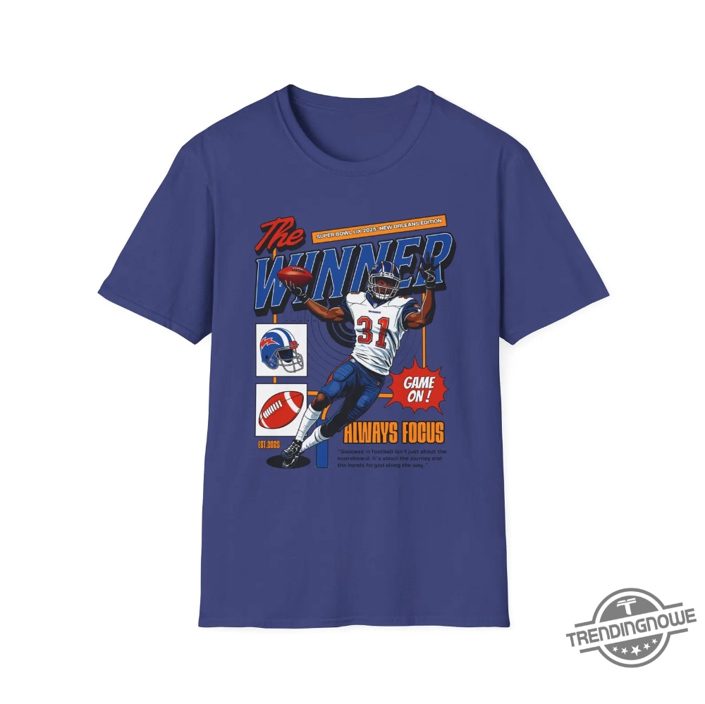 Super Bowl Lix 2025 New Orleans The Winner Shirt 10 Super Bowl LIX 2025 New Orleans The Winner Shirt