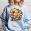 Funny Super Bowl 2025 Just Here For Snacks Shirt trendingnowe 2