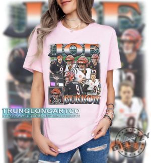 Joe Burrow 90S Cincinnati Football Shirt giftyzy 2