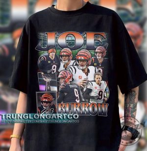 Joe Burrow 90S Cincinnati Football Shirt giftyzy 3