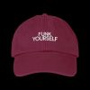 Funk Yourself Dad Hat Travis Kelce Hat Wearing Gift For Fan Dad Unique revetee 1