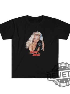 Barb Wire Pamela Anderson 90S Movie Tshirt Hoodie Sweatshirt Tee Gift For Fan Pam And Tommy Sweater Pullover Hoodie Unique revetee 1 1