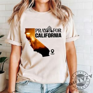 Pray For Los Angeles California Tshirt giftyzy 2