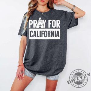 California Support La Firefighters Los Angeles Fire Recovery Shirt giftyzy 2