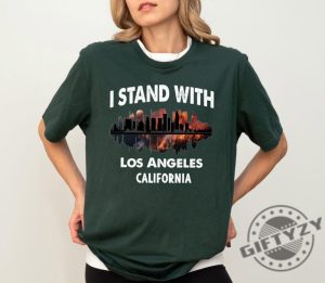 Pray For California Tee Support La Firefighters Shirt giftyzy 4