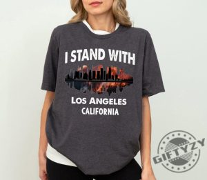 Pray For California Tee Support La Firefighters Shirt giftyzy 5