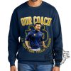 Notre Dame Fighting Irish Our Coach Is Hotter Than Yours Marcus Freeman Tshirt Hoodie Sweatshirt Tee Gift For Man Women Crewneck Unique revetee 1