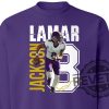 Baltimore Ravens Football Lamar Jackson Tshirt Hoodie Sweatshirt Jersey Tee Gift For Fan Mens Womens Unique revetee 1