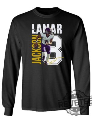 Baltimore Ravens Football Lamar Jackson Tshirt Hoodie Sweatshirt Jersey Tee Gift For Fan Mens Womens Unique revetee 1 1