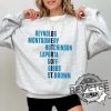 Destroit Lions Football Players Tshirt Hoodie Sweatshirt Reynolds Montgomery Hutchinson Laporta Goff Gibbs St Brown Crewneck Unique revetee 1