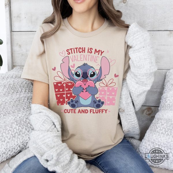 disney stitch is my valentine shirt