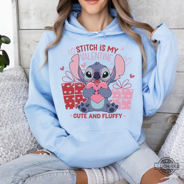 disney stitch is my valentine shirt