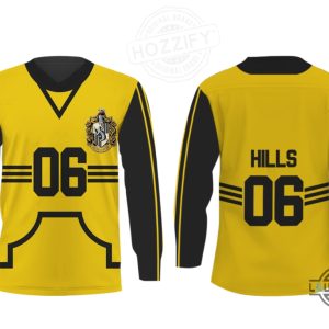 harry potter hufflepuff quidditch uniform custom shirt