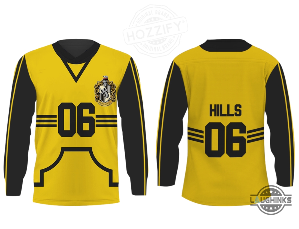 Harry Potter Hufflepuff Quidditch Uniform Custom Shirt