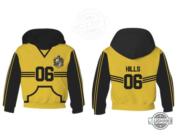 harry potter hufflepuff quidditch uniform custom shirt