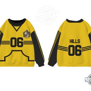 harry potter hufflepuff quidditch uniform custom shirt