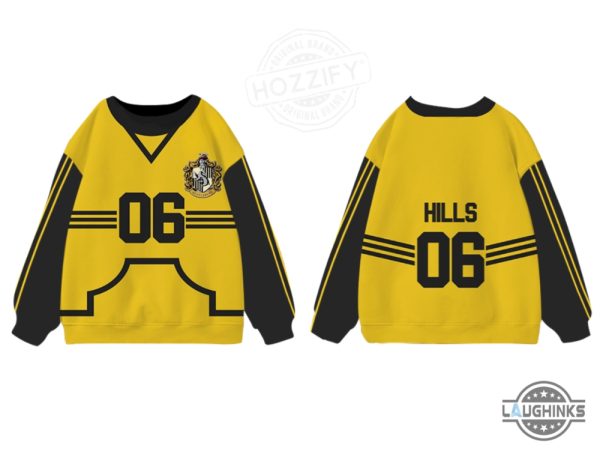 harry potter hufflepuff quidditch uniform custom shirt