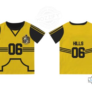 harry potter hufflepuff quidditch uniform custom shirt