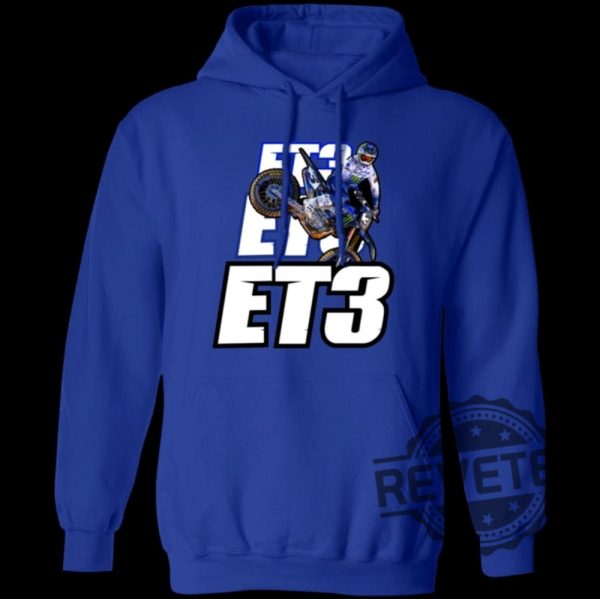 Eli Tomac Et3 Supercross Motocross Tshirt Hoodie Sweatshirt Monster Energy Yamaha Star Racing Dirt Bikes Fan Apparel Sweater Unique revetee 1