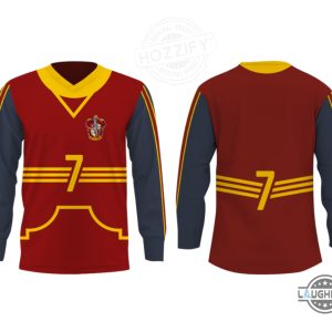 harry potter gryffindor quidditch uniform custom shirt