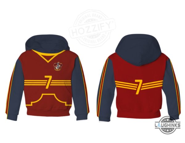 harry potter gryffindor quidditch uniform custom shirt