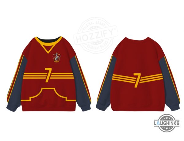 harry potter gryffindor quidditch uniform custom shirt