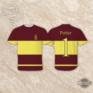 harry potter gryffindor quidditch custom name number outfits uniform cosplay costume shirt laughinks 3