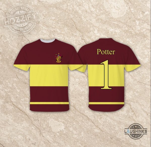 harry potter gryffindor quidditch custom name number outfits uniform cosplay costume shirt laughinks 3