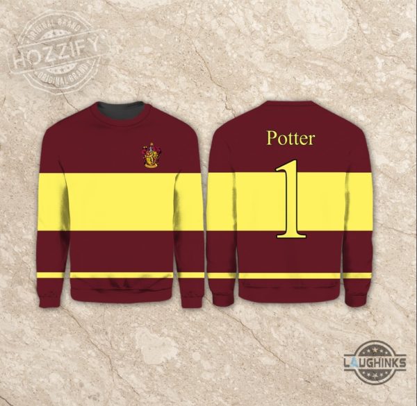 harry potter gryffindor quidditch custom name number outfits uniform cosplay costume shirt laughinks 4