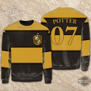 harry potter hufflepuff quidditch custom name number outfits uniform cosplay costume shirt laughinks 2