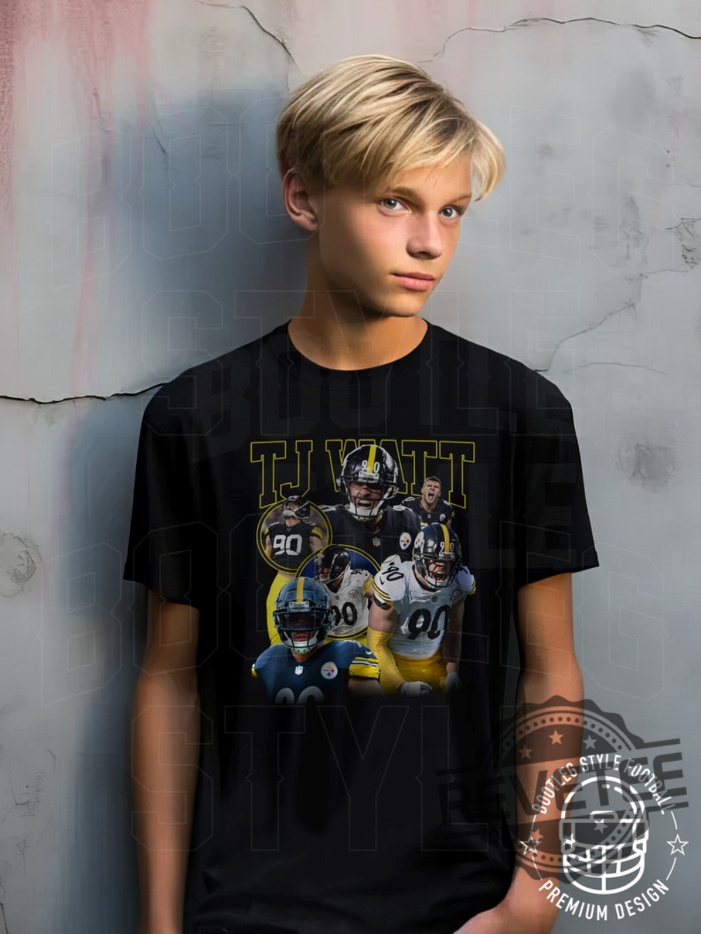 Tj Watt Pittsburgh Steelers Tshirt Hoodie Sweatshirt Tee Gift For Fan Bootleg Rap Vintage Style Crewneck Pullover Hoodies Unique