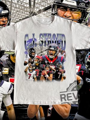 Vintage Cj Stroud Houston Texans Tshirt Hoodie Sweatshirt Tee Gift For Fan C J Stroud T Shirts Crewneck Vintage Retro Nfl Pullover Hoodies revetee 1 1