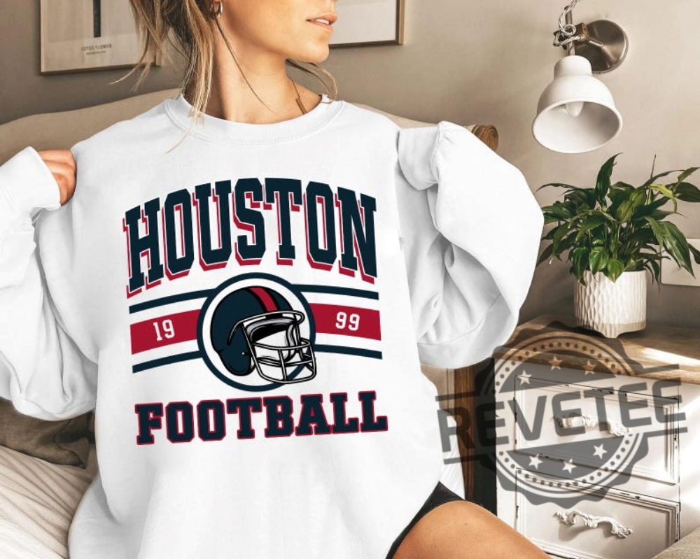 Houston Texas Football Vintage Shirts Hoodies Sweatshirts Retro Game Day Crewneck Tee Gift For Fan Mens Womens Unique