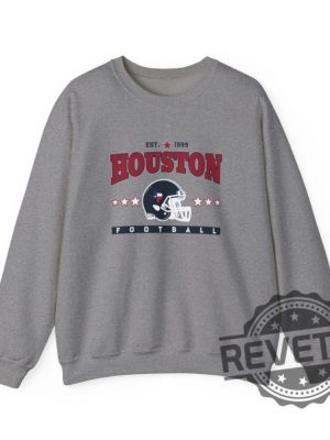 Retro Houston Texans Crewneck Sweatshirt Tshirt Hoodie Tee Gift For Fan Unisex Game Day Christmas Gifts Crewneck Unique revetee 1 1