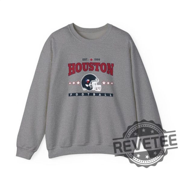 Retro Houston Texans Crewneck Sweatshirt Tshirt Hoodie Tee Gift For Fan Unisex Game Day Christmas Gifts Crewneck Unique revetee 1 1