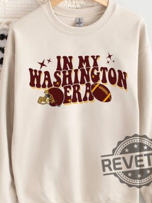 In My Washington Era Washington Commanders Vintage Tshirt Hoodie Sweatshirt Vintage Tee Gift For Fan Mens Womens Unique revetee 1 1