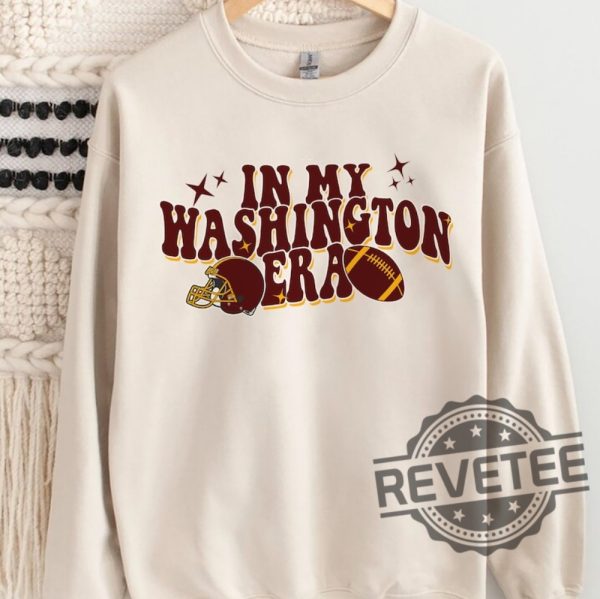 In My Washington Era Washington Commanders Vintage Tshirt Hoodie Sweatshirt Vintage Tee Gift For Fan Mens Womens Unique revetee 1 1