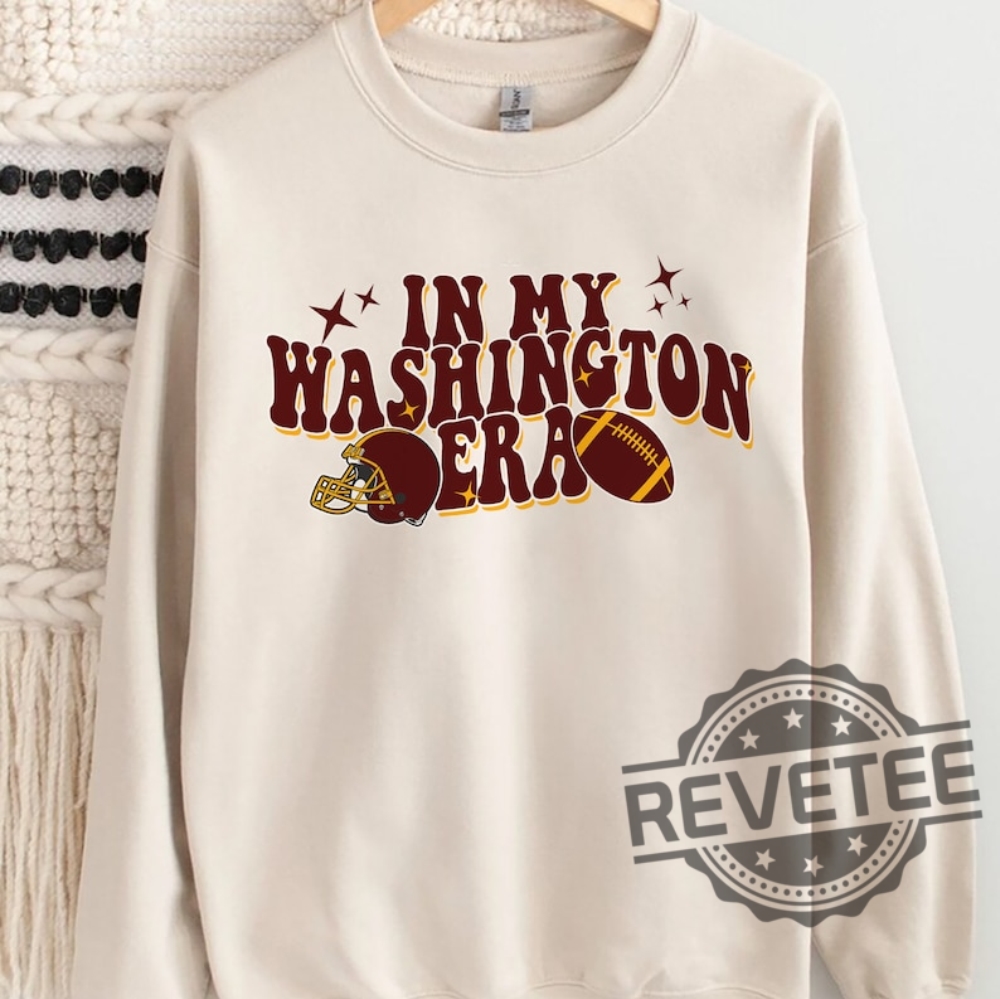 In My Washington Era Washington Commanders Vintage Tshirt Hoodie Sweatshirt Vintage Tee Gift For Fan Mens Womens Unique