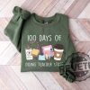 100 Days Of School Tshirt Hoodie Sweatshirt Tee Gift For Fan Mens Womens Crewneck Sweater Unique revetee 1