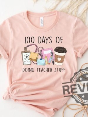 100 Days Of School Tshirt Hoodie Sweatshirt Tee Gift For Fan Mens Womens Crewneck Sweater Unique revetee 1 1