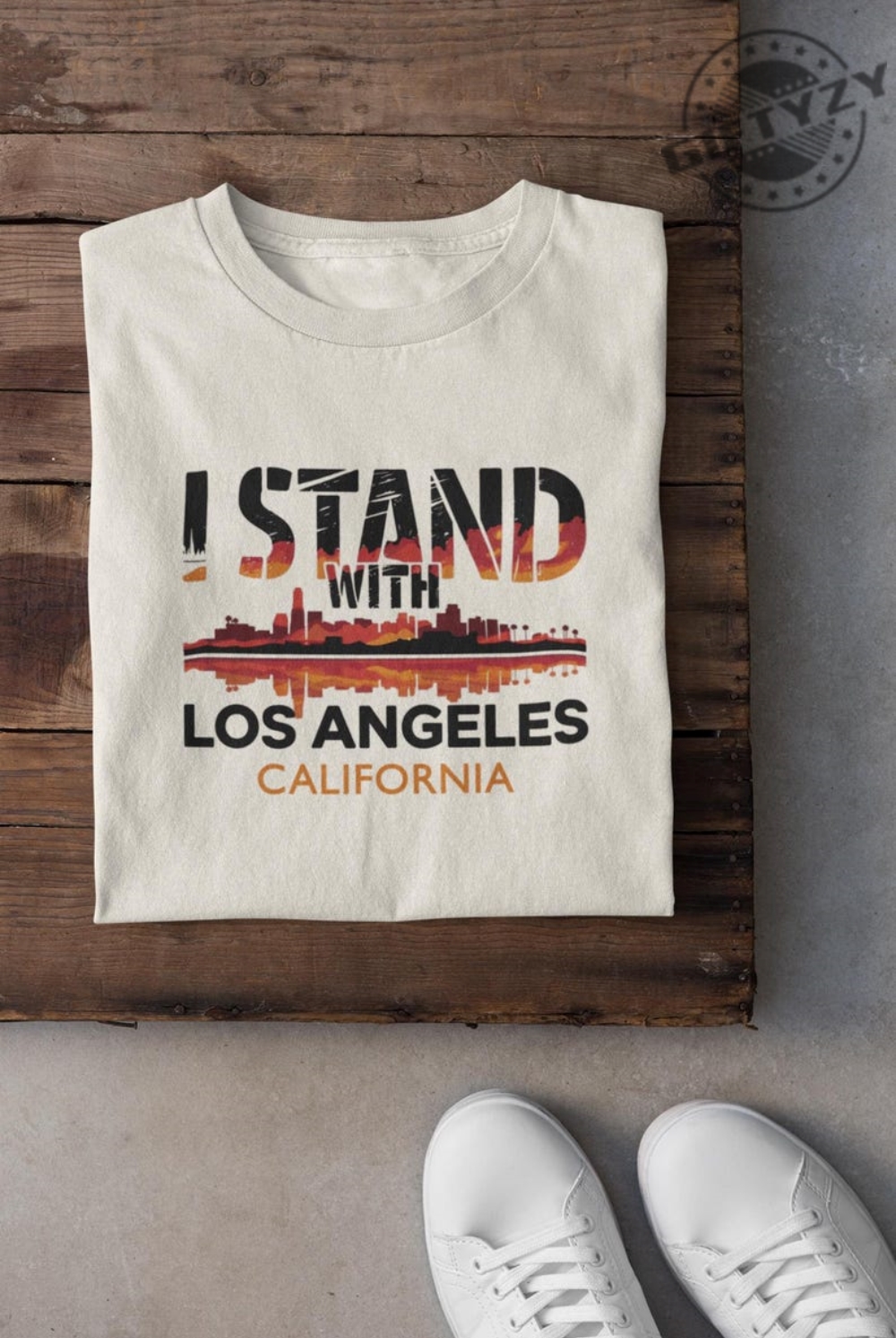 I Stand With Los Angeles California Trending Shirt