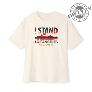 I Stand With Los Angeles California Trending Shirt giftyzy 3