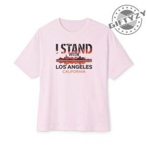 I Stand With Los Angeles California Trending Shirt giftyzy 4