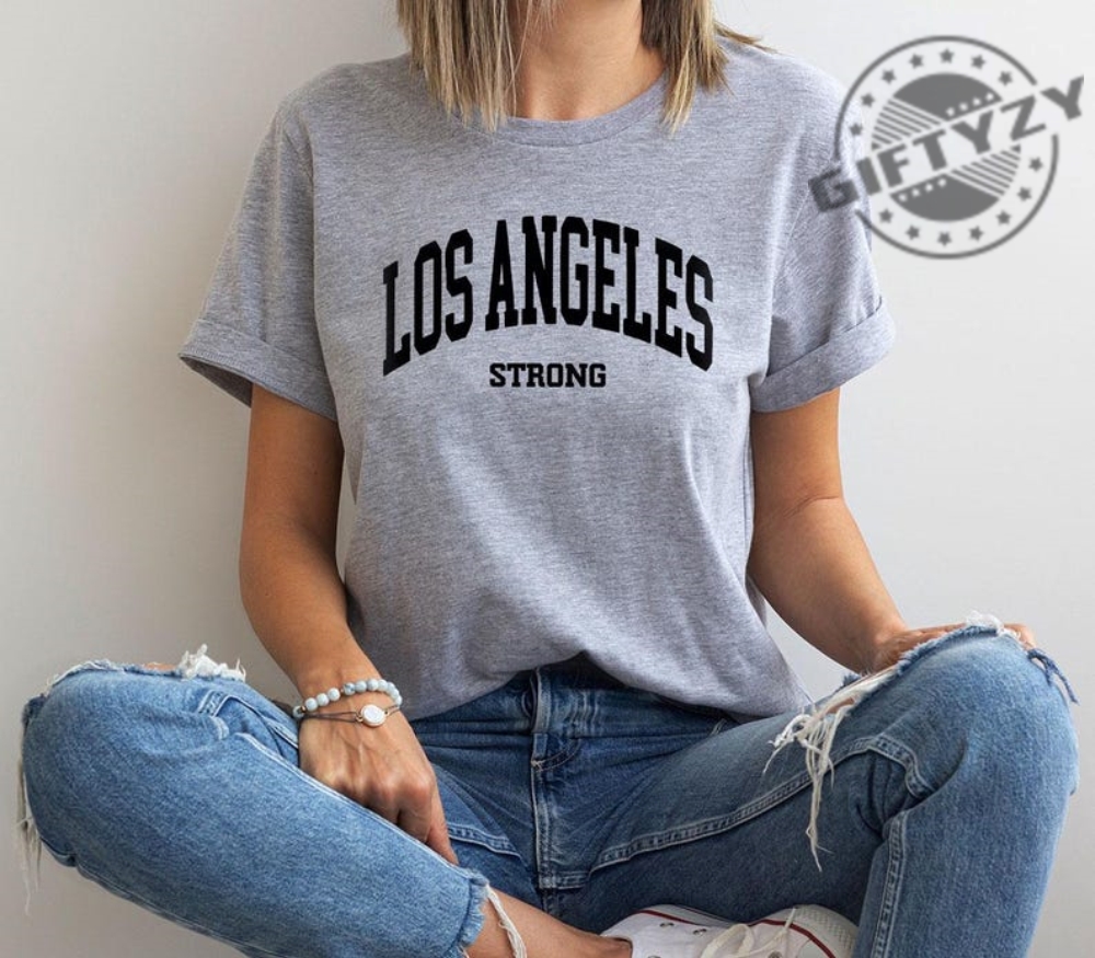 Los Angeles Strong La Support Fire Tee