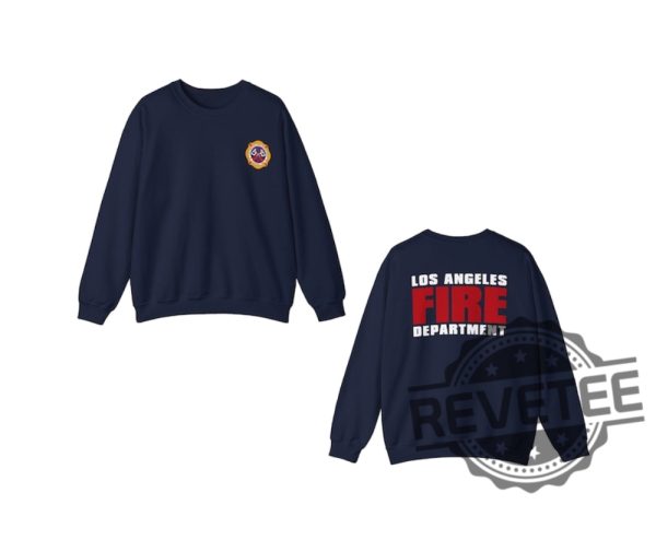 118 Los Angeles Fire Department Tshirt Hoodie Sweatshirt 911 Merchandise Unisex Crewneck Sweater Unique revetee 1