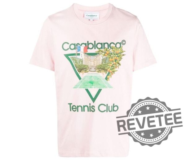 Casablanca Tennis Club Tshirt Hoodie Sweatshirt Tee Gift For Her Him Unisex Birthday Valentines Day Unique revetee 1