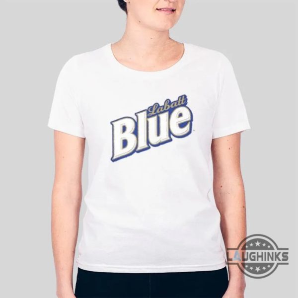 blue zone pamela anderson labatt shirt