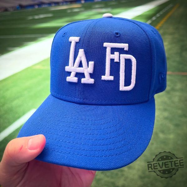 Lafd Hat Los Angeles Rams Los Angeles Dodgers Hat La Special Cap Gift For Fan Mens Womens Unique Lafd Merch revetee 1